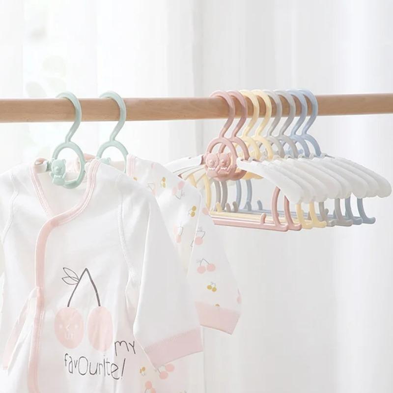 Baby Clothing Drying Rack - 10 Pcs Baby Clothes Hangers Extendable