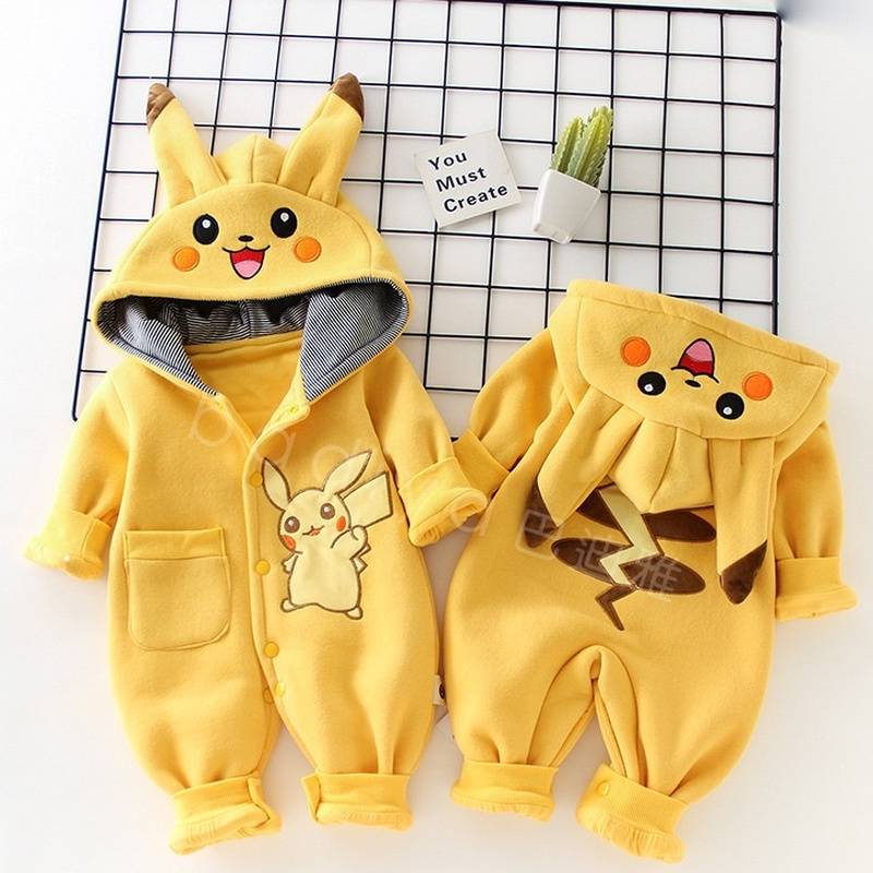 Baby Clothing Japan - Cartoon Pocket Monsters Baby Pyjamsa Newborn