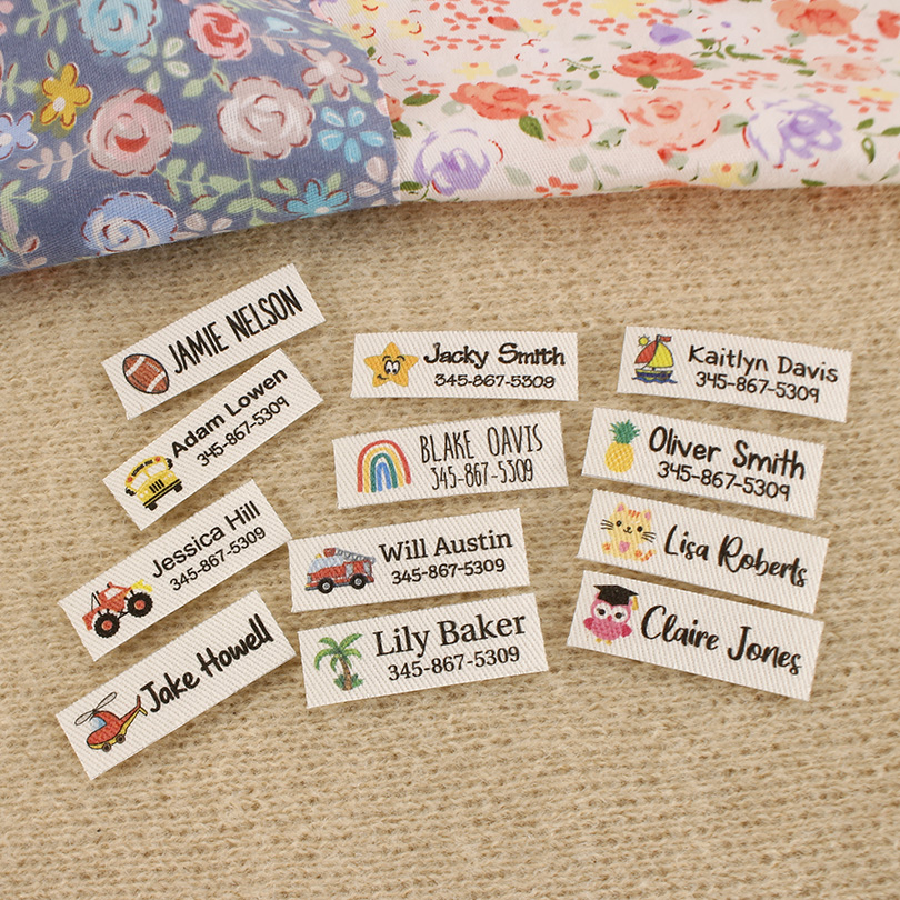 Baby Clothing Labels - Custom Ironing Labels,School Labels,Personalized Names, Name