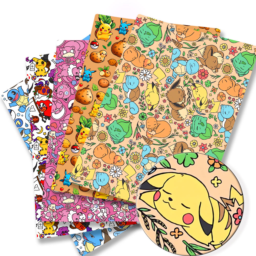 Baby Clothing Japan - Pokemon Cartoon Fabric140*50cm Handmade Sewing Patchwork