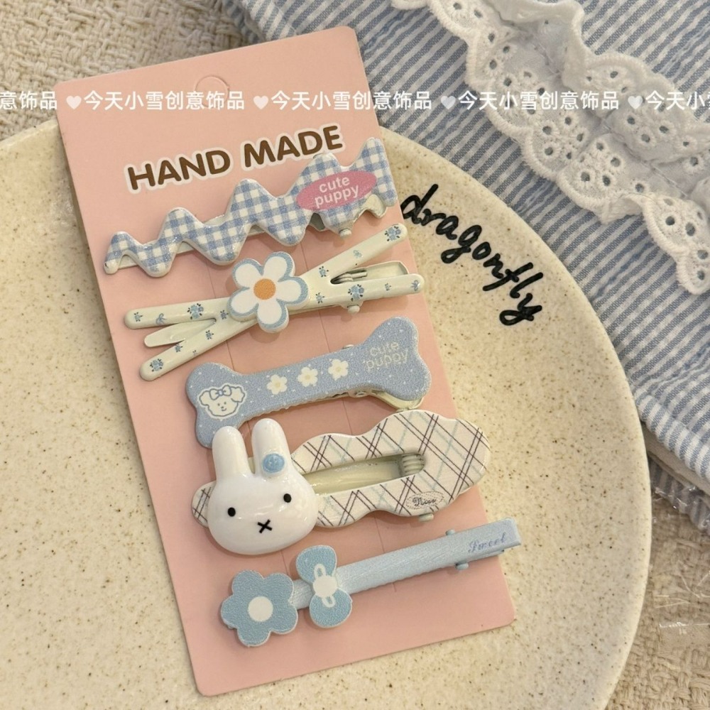 Baby Clothing Japan - 5pcs Miffy Hair Clip Cute Baby