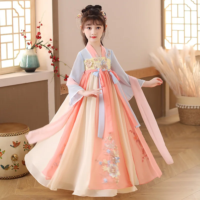 Baby Clothing For Summer - Summer Children Hanfu Dresses Princess Costume