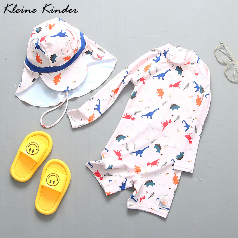 Swimsuit Kids One Piece Dinosa - Baby Swimwear Uv recension och pris