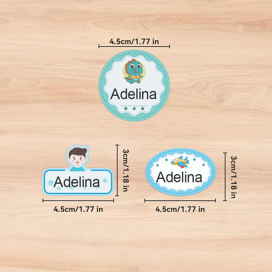Customized Kids School Name Ta - Baby Clothing Labels recension och pris