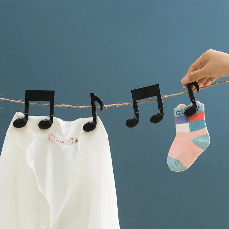 2pc Musical Note Clothes Pegs  - Baby Clothing Drying Rack recension och pris