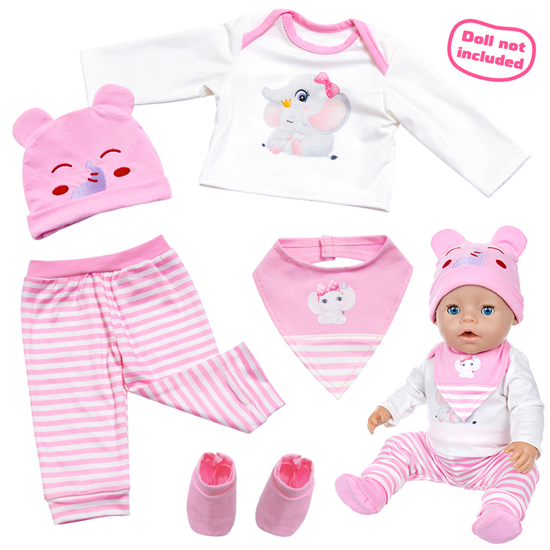 Doll Clothes Set for 16-18 Inc - Newborn Gift Set recension och pris