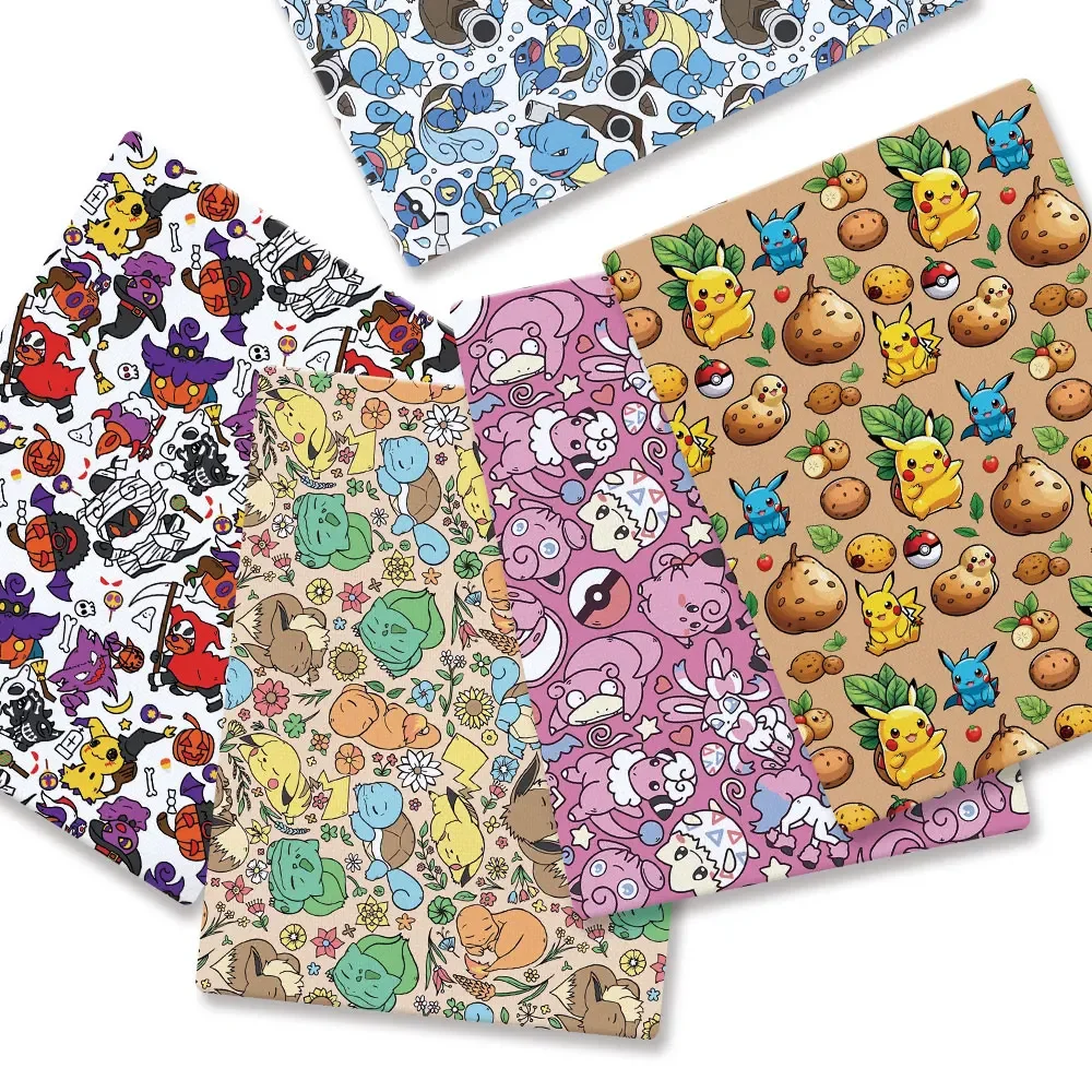 Pokemon Cartoon Fabric140*50cm - Baby Clothing Japan recension och pris
