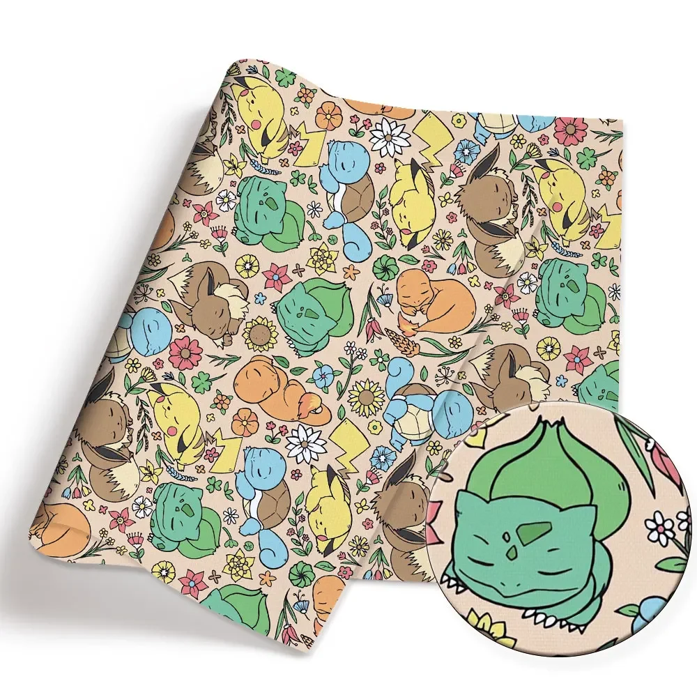 Pokemon Cartoon Fabric140*50cm - Baby Clothing Japan recension och pris