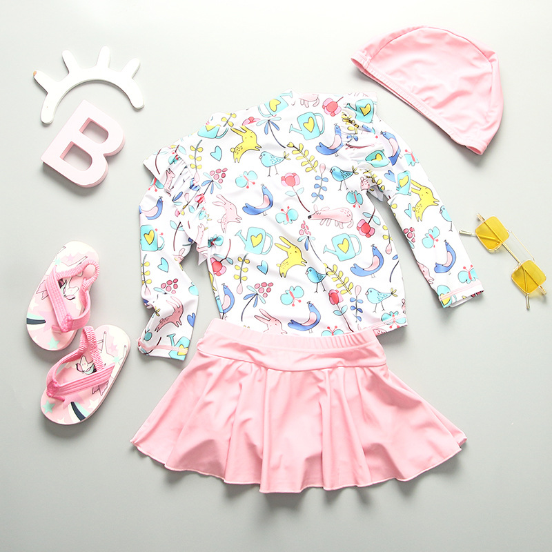 Cartoon Swimwear for Girls 202 - Baby Swimwear Uv recension och pris
