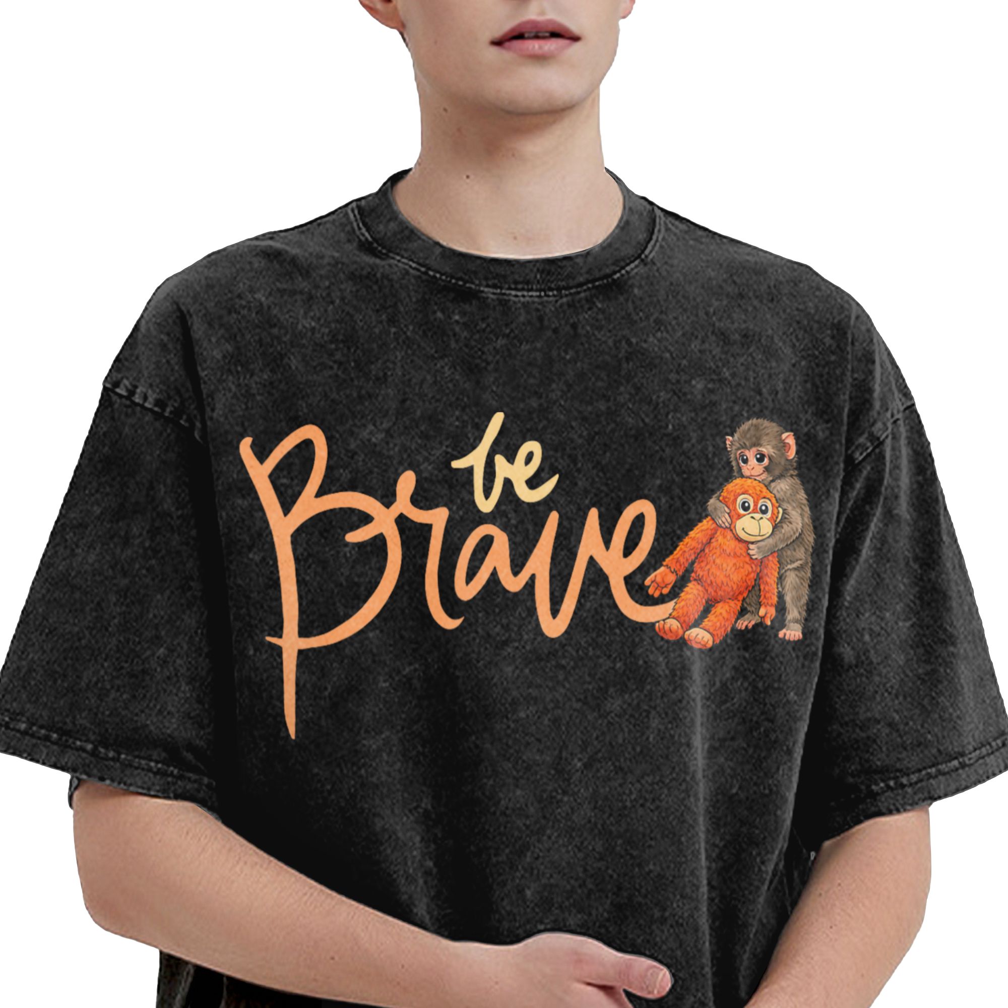 Mens T Shirt Punch Baby Monkey - Baby Zoo Clothing recension och pris