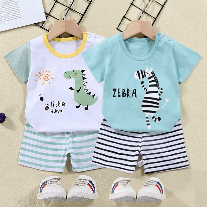 Cotton Tees+Shorts 2-piece Tra - Baby Clothing For Summer recension och pris