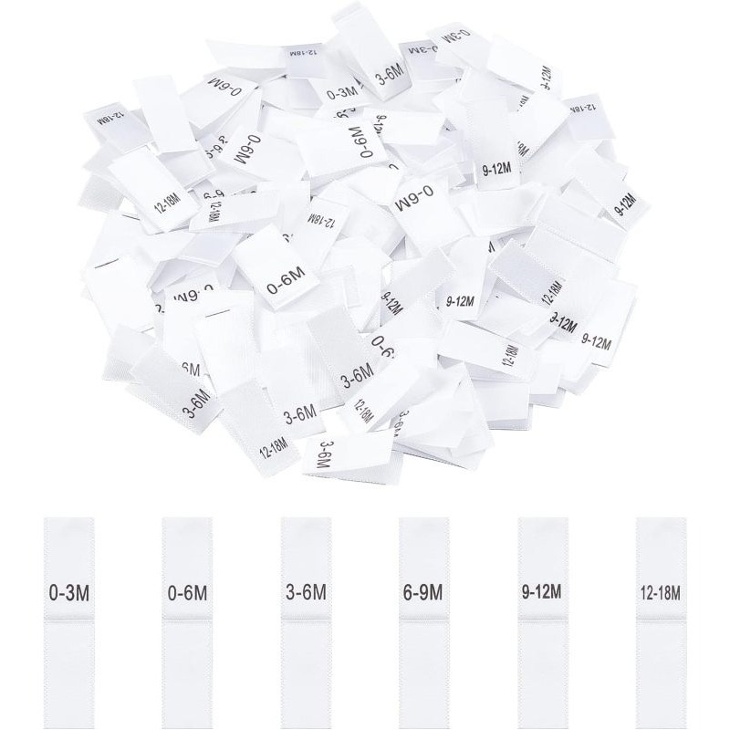 600 Pcs Clothing Month Labels  - Baby Clothing Labels recension och pris