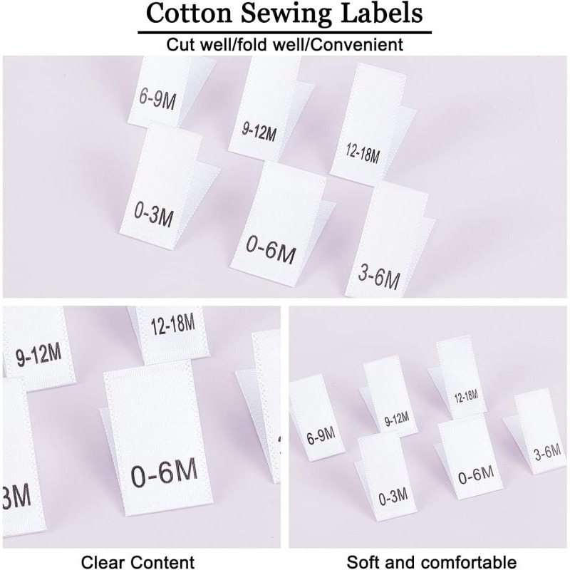 600 Pcs Clothing Month Labels  - Baby Clothing Labels recension och pris
