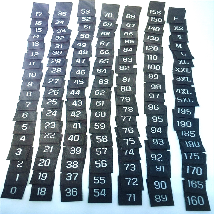 Size Label Digital Number Labe - Baby Clothing Labels recension och pris