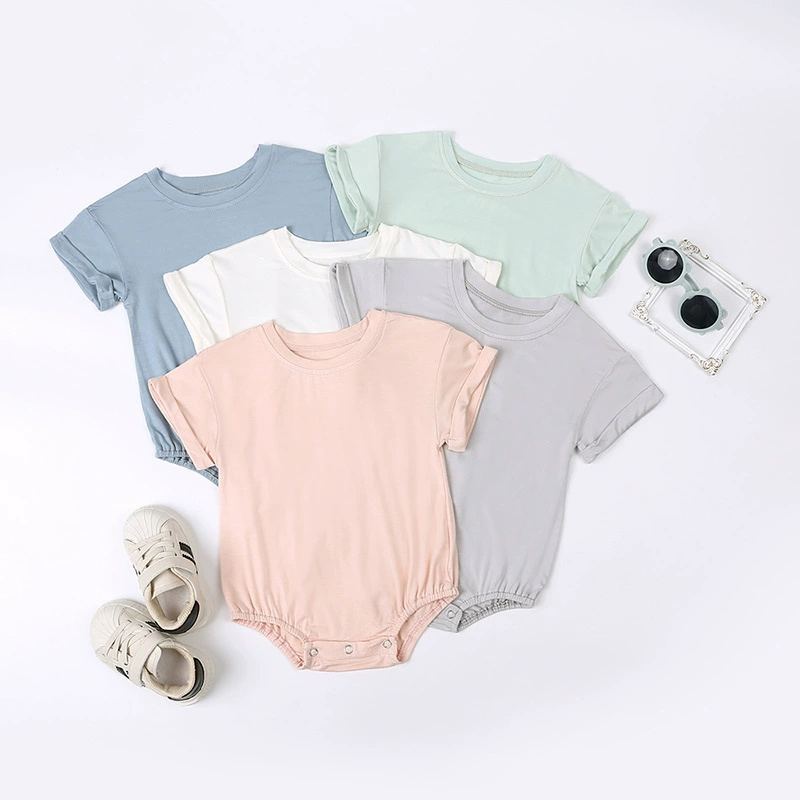 Newborn Baby Boy Girl Basic So - Bamboo Bodysuit Baby recension och pris