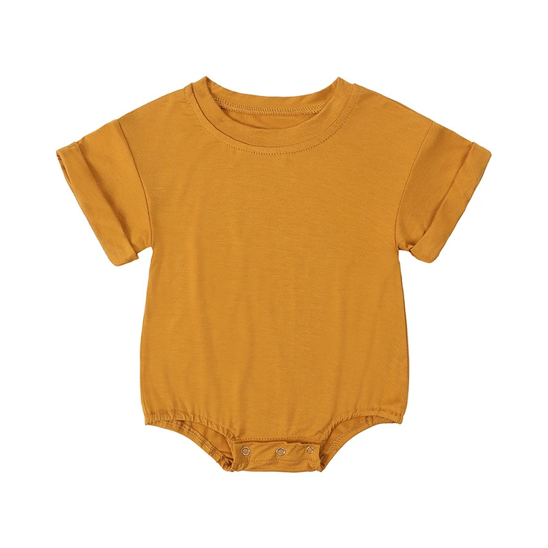 Newborn Baby Boy Girl Basic So - Bamboo Bodysuit Baby recension och pris