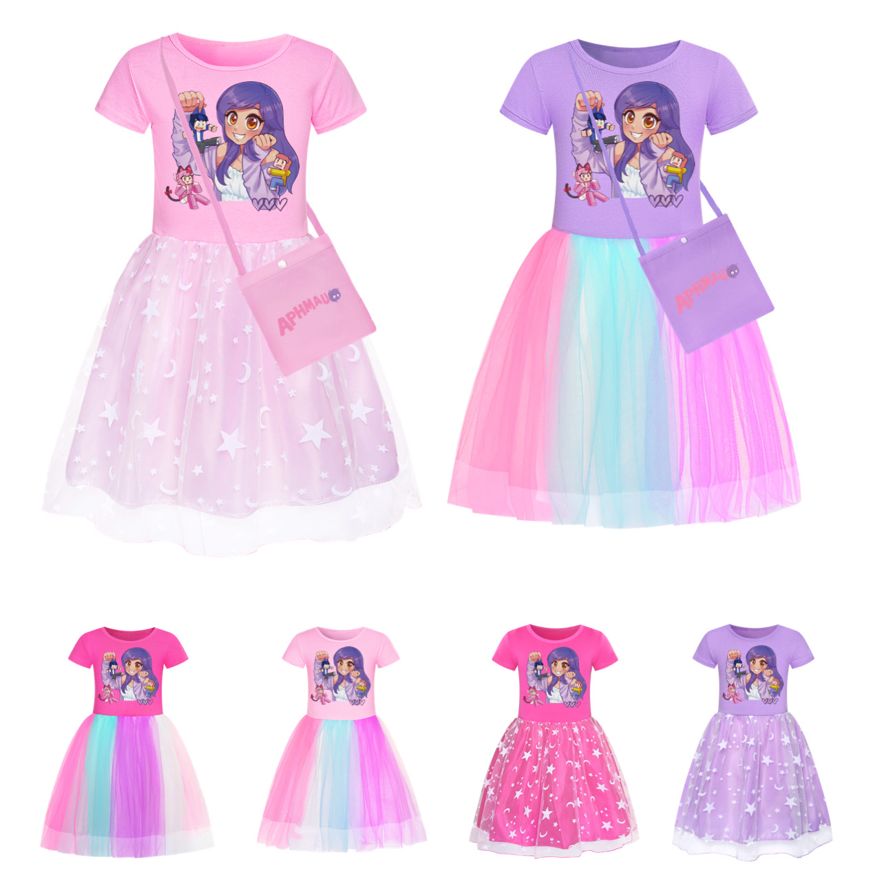 Aphmau Dress Kids Cute Short S - Baby Clothing Line recension och pris