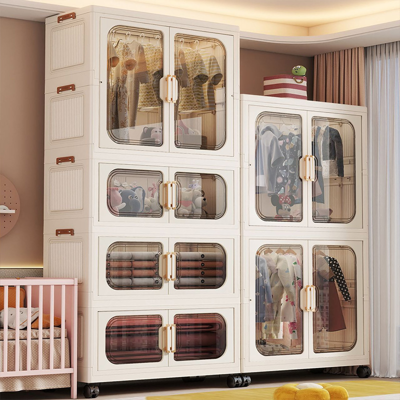 No-Install Foldable Baby Wardr - Baby Clothing Dresser recension och pris