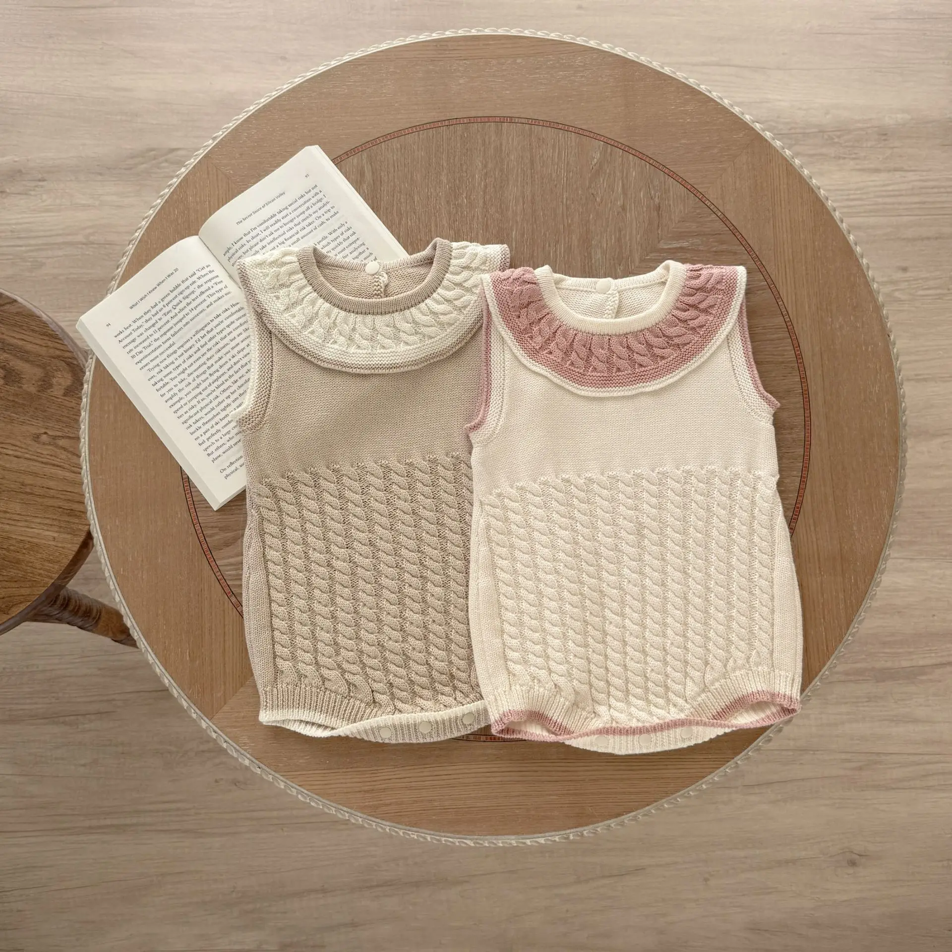 Summer Knitted 0-2Y Baby Girls - Bamboo Bodysuit Baby recension och pris