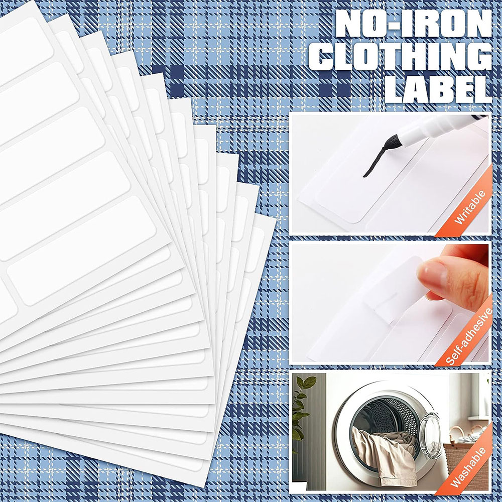 No-Iron Clothing Labels Wash W - Baby Clothing Labels recension och pris