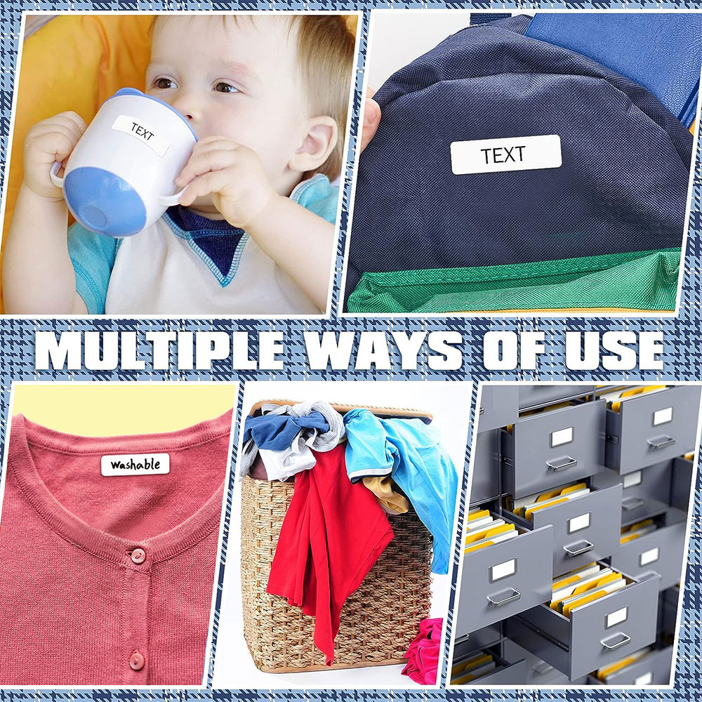 No-Iron Clothing Labels Wash W - Baby Clothing Labels recension och pris