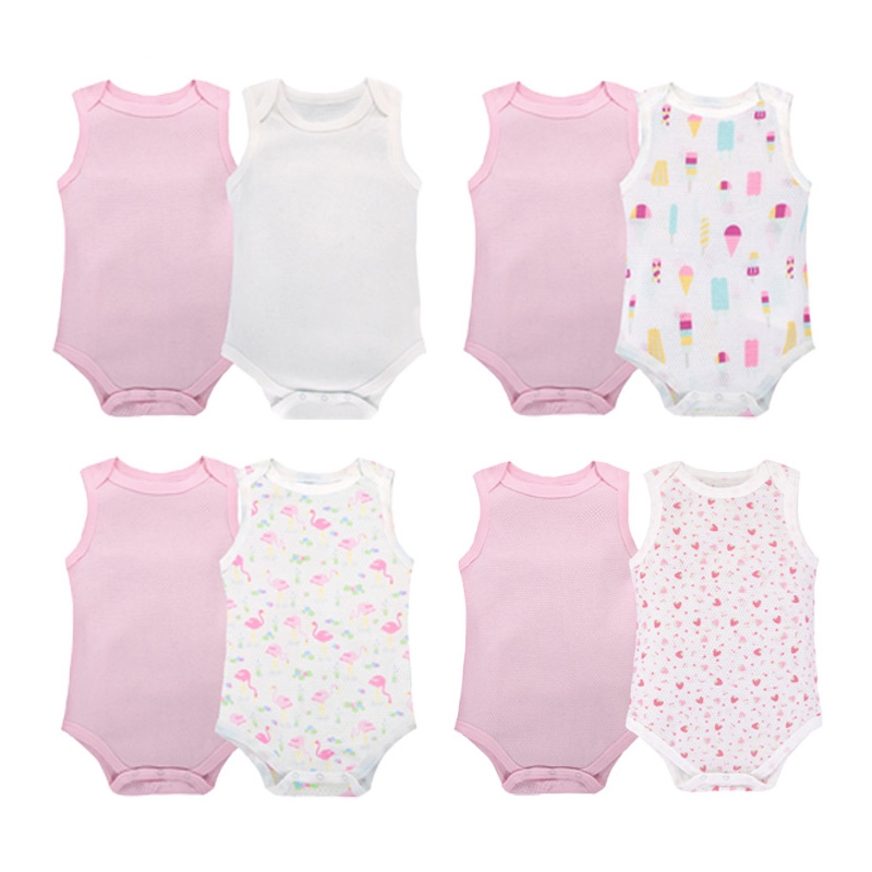 2Pcs Summer Baby Boy Or Girl S - Bamboo Bodysuit Baby recension och pris