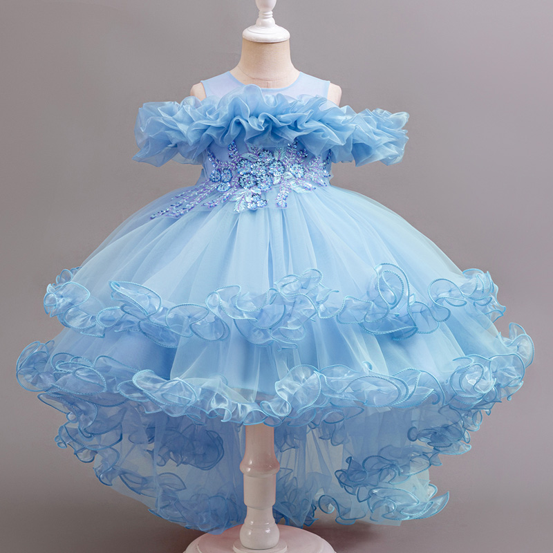 Girl Flower Princess Sequins B - Baby Clothing Dresser recension och pris