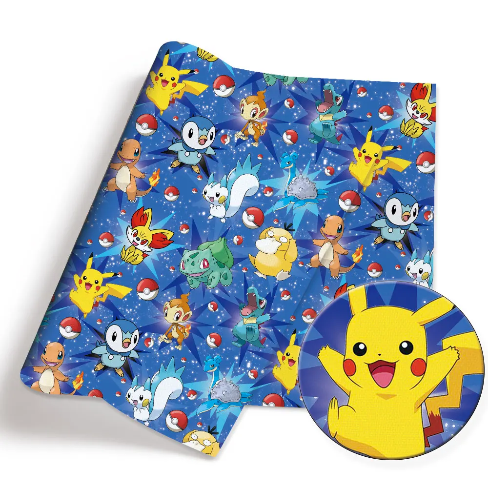 Pokemon Cartoon Fabric140*50cm - Baby Clothing Japan recension och pris