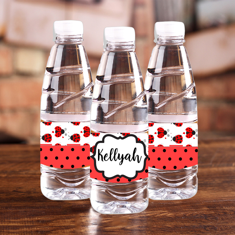 Personalised Ladybug Red Polka - Baby Clothing Labels recension och pris