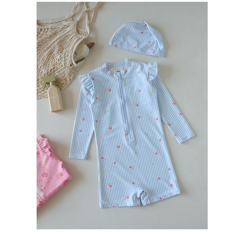 Toddler Kids Long Sleeve One-P - Baby Swimwear Uv recension och pris